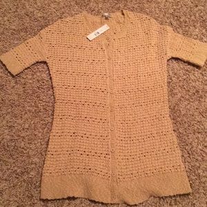 Downeast shirt sleeves cardigan